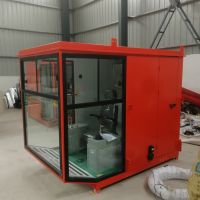 大連式，衛華式起重機司機室